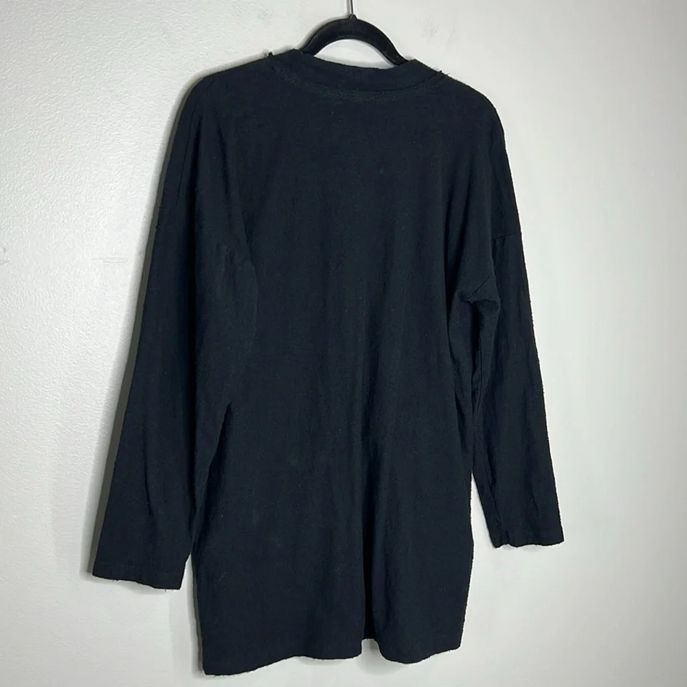 FREE PEOPLE Beach 100% Cotton Cardigan in Black size XS